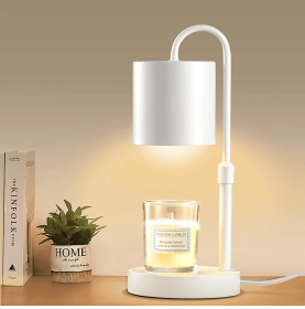 Dimmable Candle Warmer Lamp with Timer, Height Adjustable Electric Candle Wax Warmer, Christmas Birthday Gifts for Women Mom