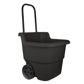 15-gal Lawn Garden Cart, Durable Resin Material, Assembled L: 20.75", W: 22.5", H: 35.75"
