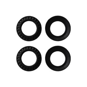 4-Pack E26 Light Bulb Socket Retainer Rings for Standard E26 Base Lampshades, Pendant Lights & Fixtures,Black