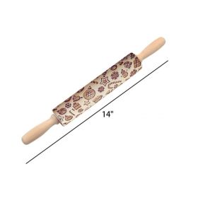 Rolling Pin Christmas Embossing (Option: 4style 35cm)