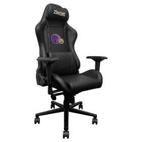 Xpression Pro Gaming Chair with Football Helmet Gaming Logo (Helmet Color: Purple and Yellow)